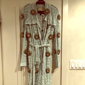 Burberry Prorsum RUNWAY lace trench